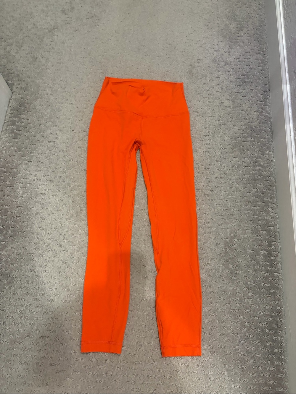 Neon Orange Lululemon Align Leggings